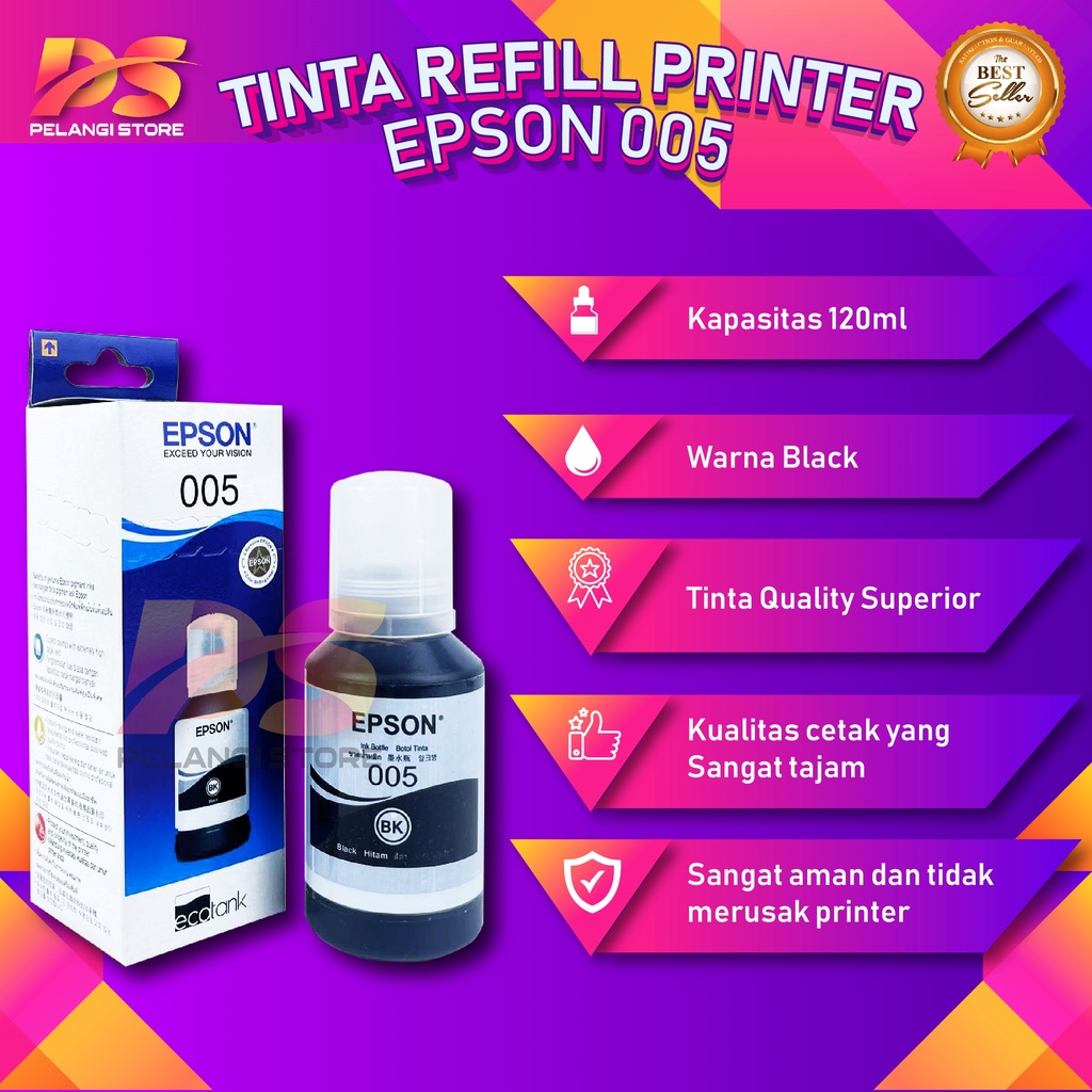 Tinta Epson 005 Tinta Printer M3170 M1100 M1120 M2140 M1140 Warehouse Sale