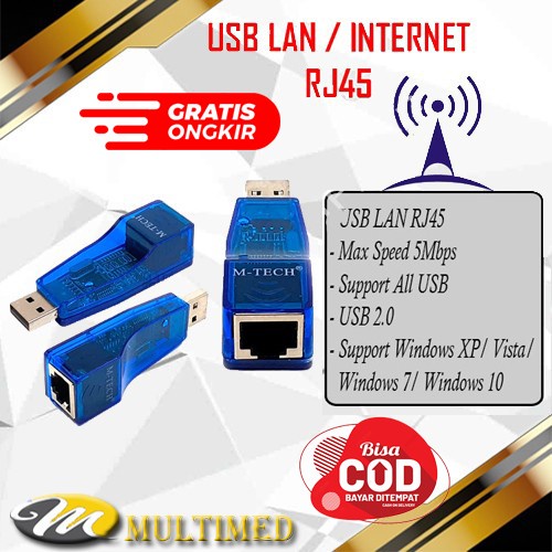 USB To LAN RJ45 Ethernet
