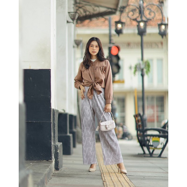 Kulot Plisket ZR Mono by ZR Fashion