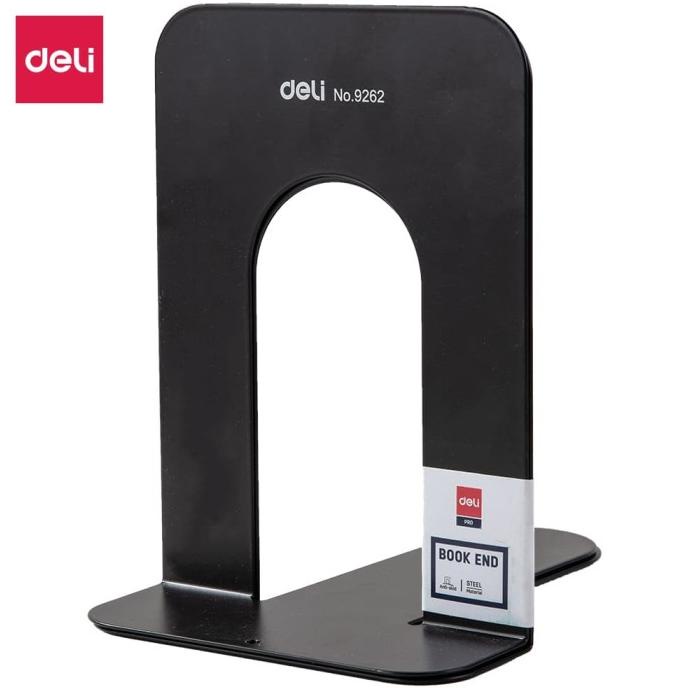

Deli E9262 Book End/Penahan Buku-Metal Book End 190mm