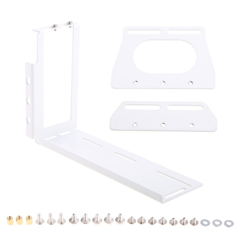Btsg DIY Kartu Grafis Metal Vertical Bracket Riser PCI Untuk Express Stent Mount Stand Holder Untuk PC Untuk Case