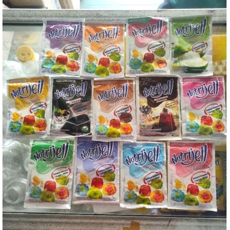 

JELI SERBUK INSTAN JELLY POWDER NUTRIJELL ANEKA RASA 10 GRAM