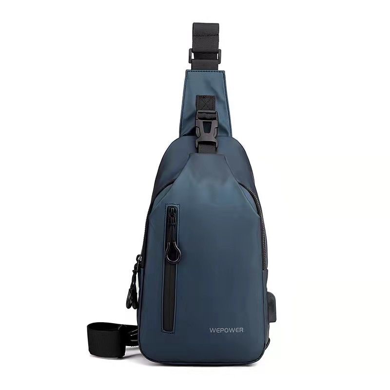 HAOSHUAI Tas Selempang Pria Sling Bag Pria Bahan Premium Waterproof