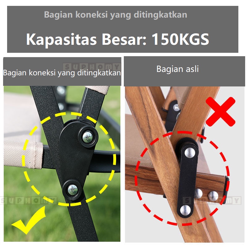 Kursi Lipat Outdoor Kuisi Camping Kursi Teras