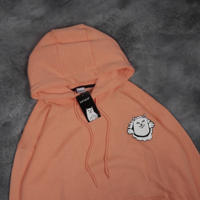 Hoodie RIPNDIP ORANGE FULLTAG