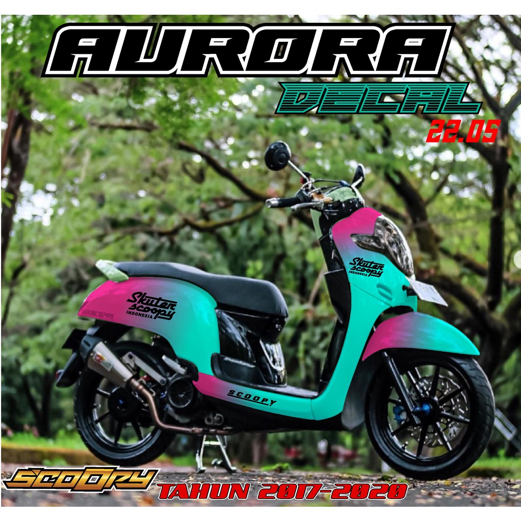 Jual Decal Dekal Sticker Stiker Striping scoopy SCOOPY TERBARU FULL