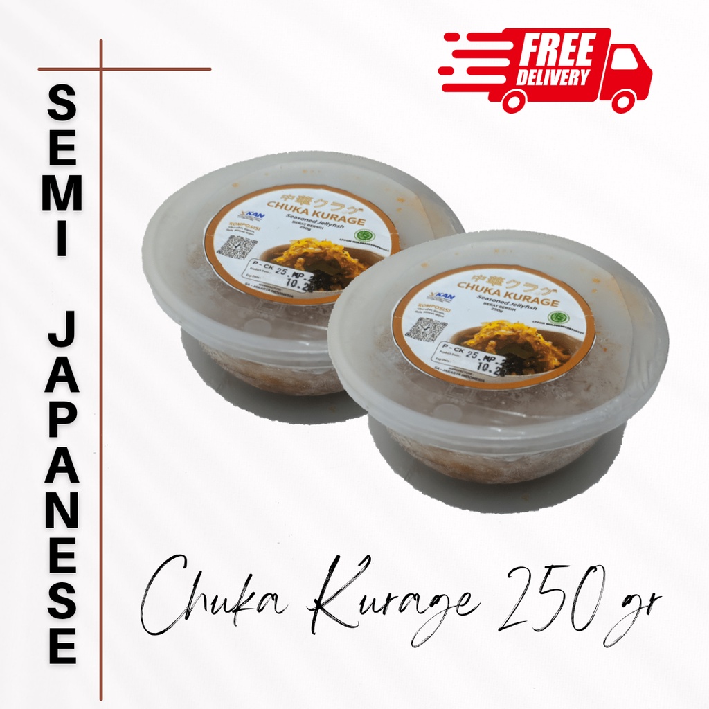 

Chuka Kurage 250 gr Halal | Ubur-ubur Salad 250 gr Halal Frozen