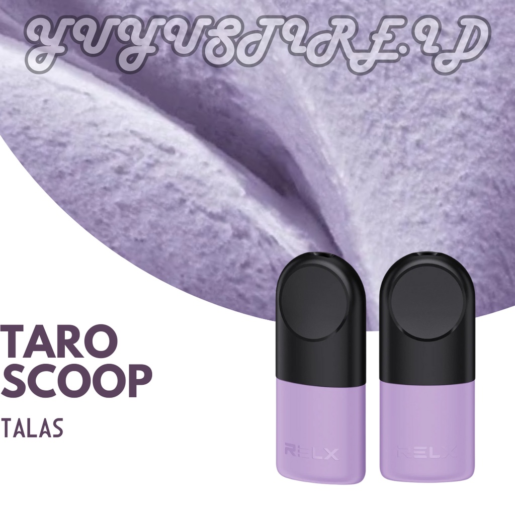 Relx Infinity Pod Taro Scoop atau Talas untuk Infinity Essential