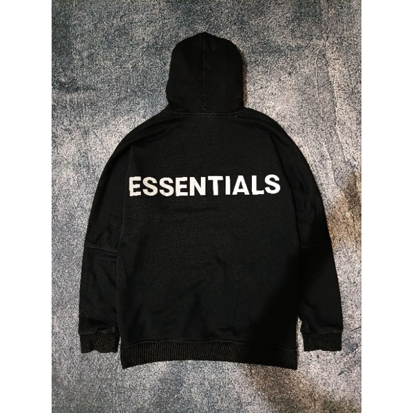 HOODIE FEAR OF GOD x ESSENTIALS REFLEKTIF LOGO SECOND ORIGINAL