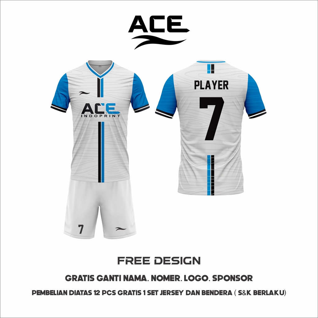 BAJU JERSEY FUTSAL UNISEX BISA CUSTOM NOMOR PUNGGUNG DAN NAMA
