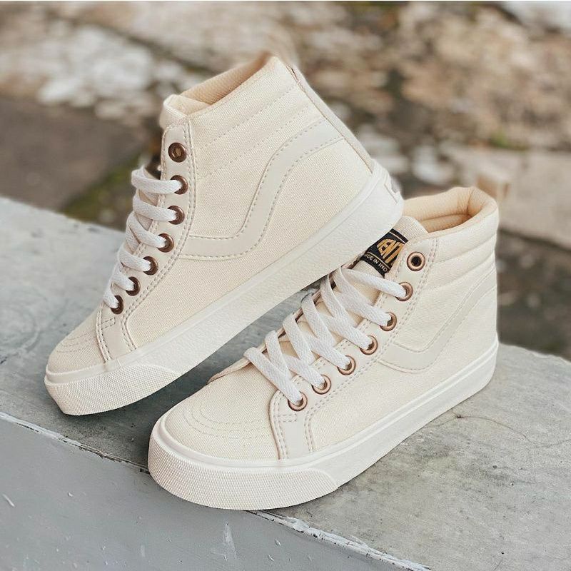 Sepatu Ventela Republic High Cream Original - Sepatu Ventela New Original