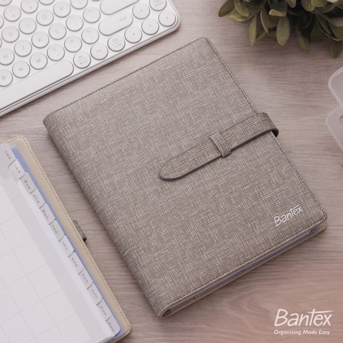 

Buku Agenda Planner Cover Kulit Beige Leather Diary Bantex - 7492 13