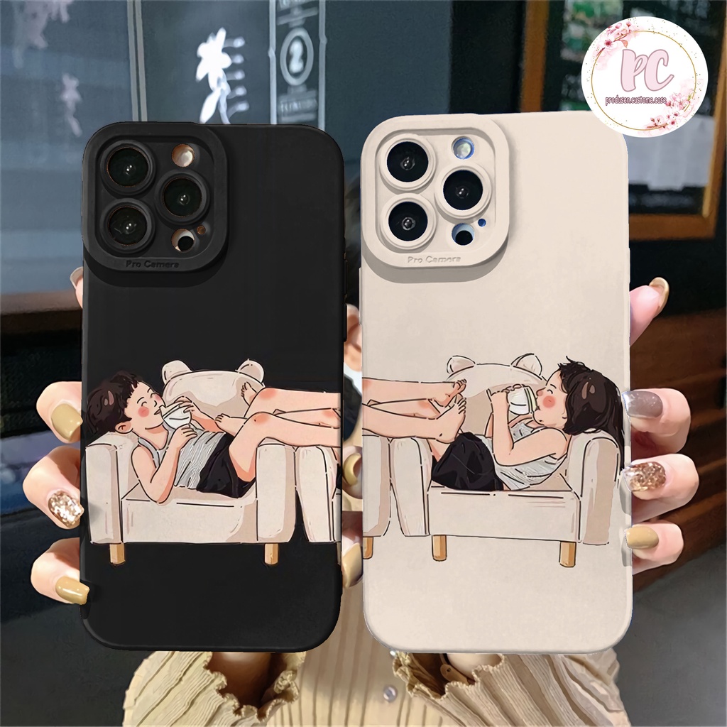 case custom couple softcase procamera (CO133) new type samsung a01 samsung a10 samsung a21s samsung 