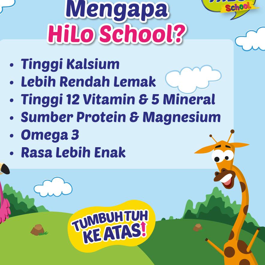 

【F⚡ASH SALE✅】 HiLo School Honey 500 gram - Susu Tinggi Kalsium Rendah Lemak