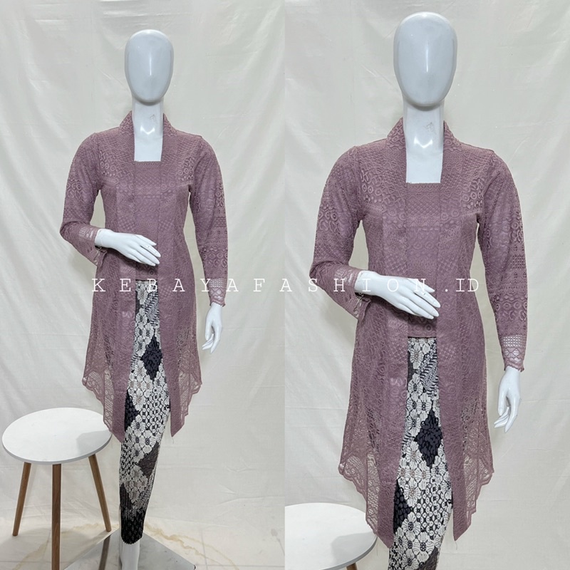 Kebaya Tunik / Tunik Brokat / Kebaya Modern / Kebaya Tile / Kebaya kutu baru modern/ Batik Couple