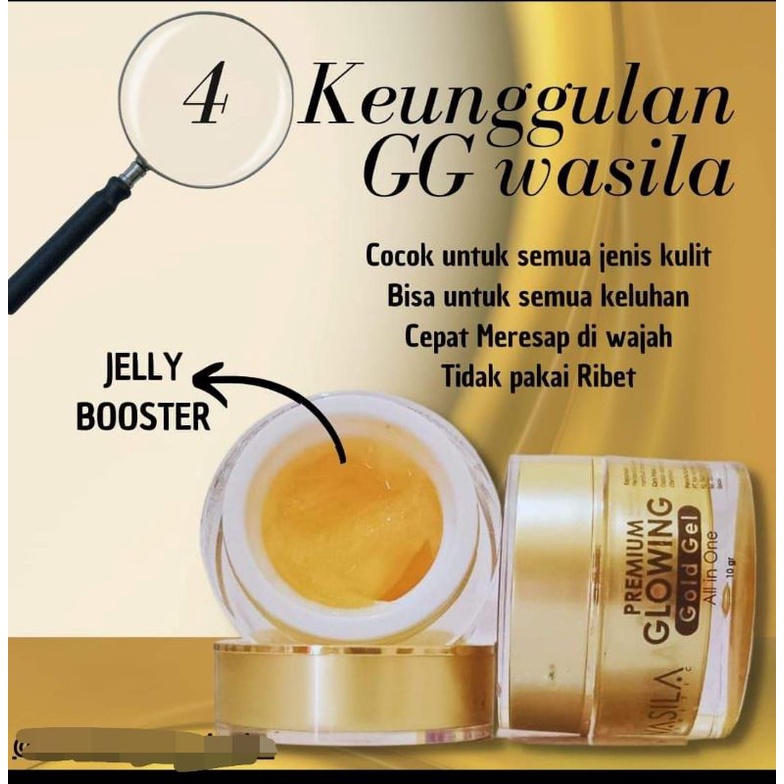 PREMIUM GLOWING ,,GOLD GEL ,WASILA
