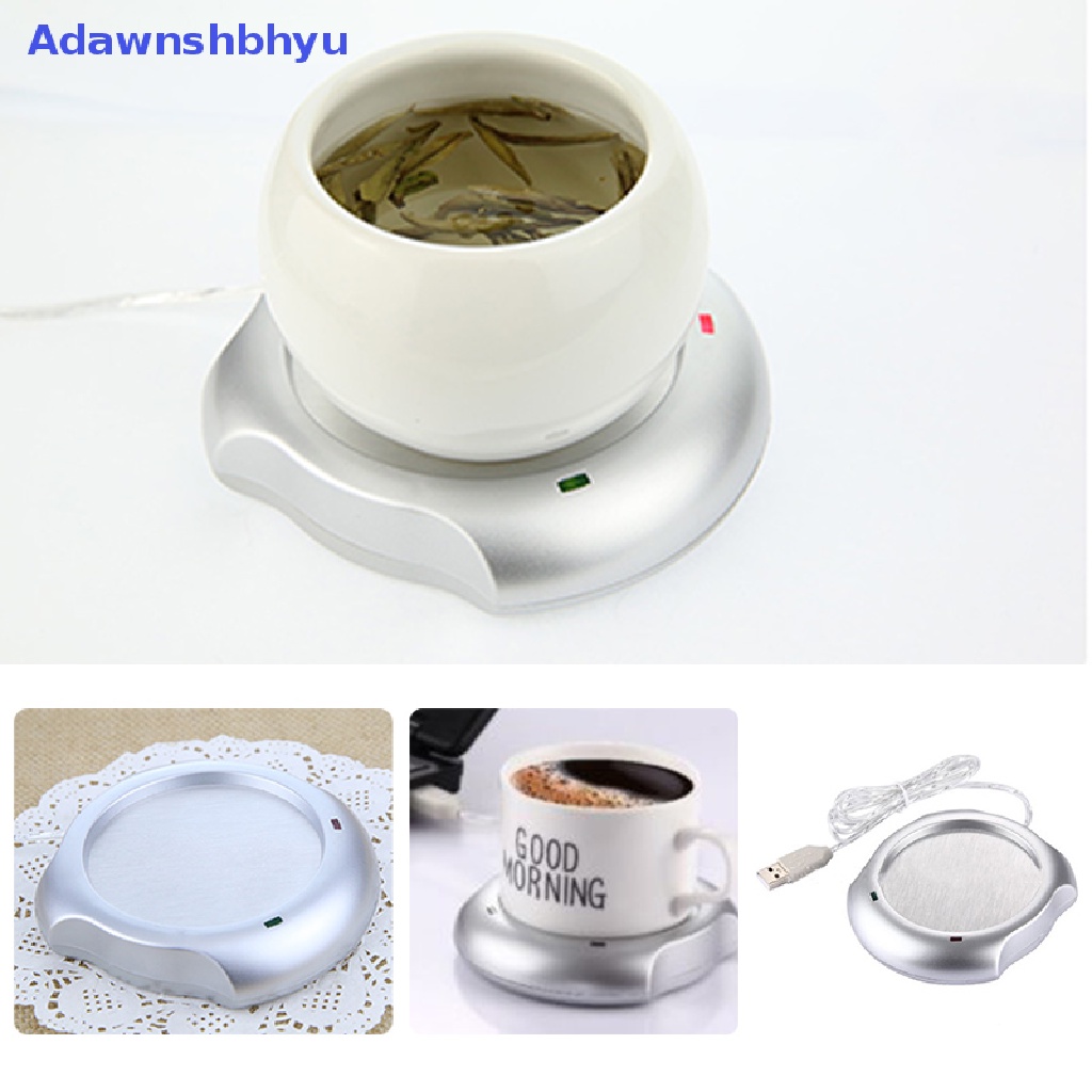 Adhyu Portable USB Electric Cup Warmer Teh Kopi Minuman Cangkir Heag Pad Mat ID