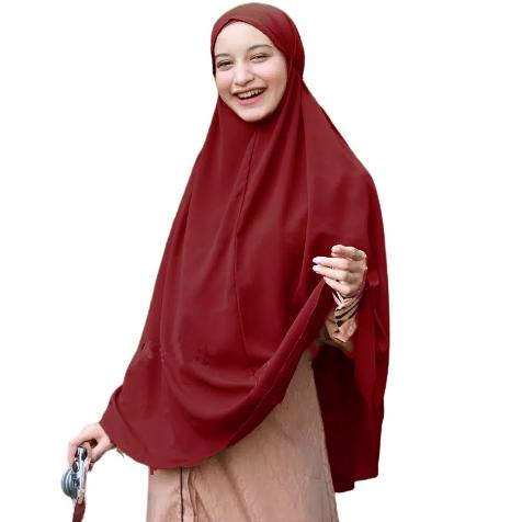CRM.11De22ᴬ ▪ Jilbab Bergo Jumbo Wolfis Non Ped | Bergo Maryam Jumbo Syari Malay