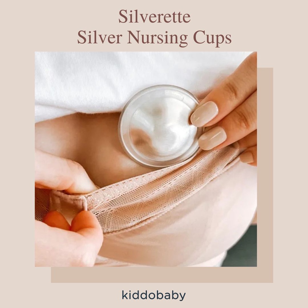 Silverette Silver Nursing Cups | Cup Perak Puting