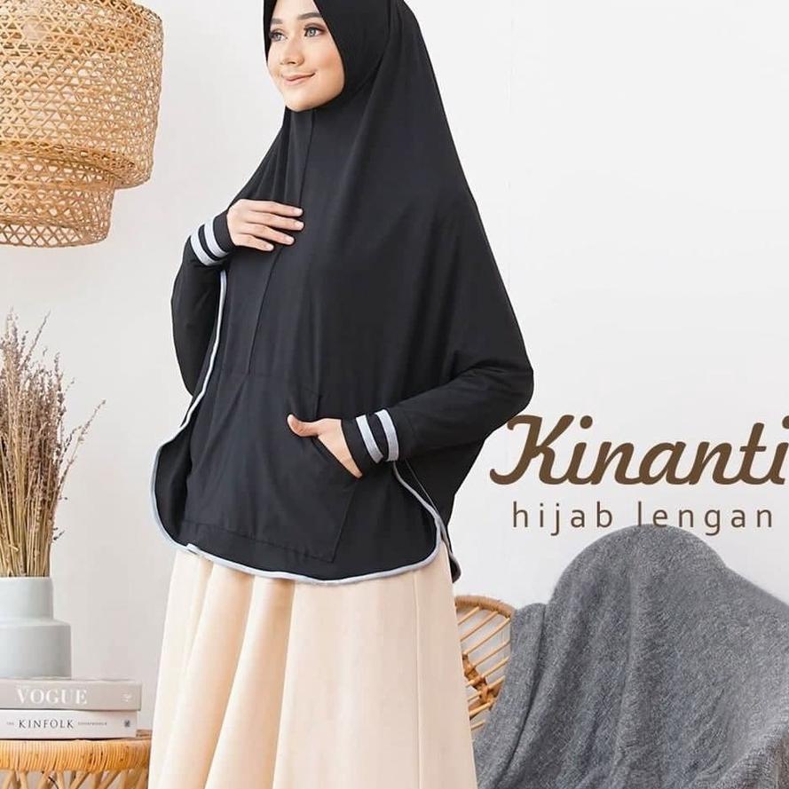 Terlaku Jilbab Lengan Saku Kinanti Hijab bergo Lengan / Jilbab Khimar / Bergo Instan