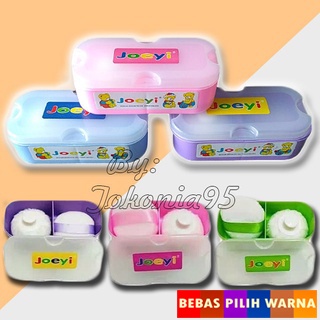 Tempat Bedak Bayi 2 in 1 Joeyi Anti Pecah