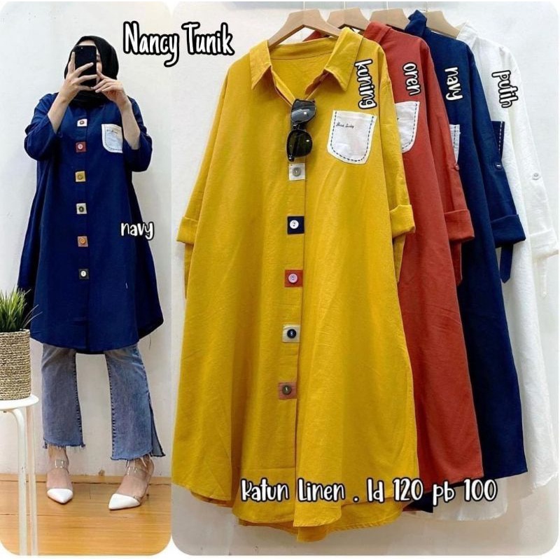 NANCY LONG TUNIK TERBARU