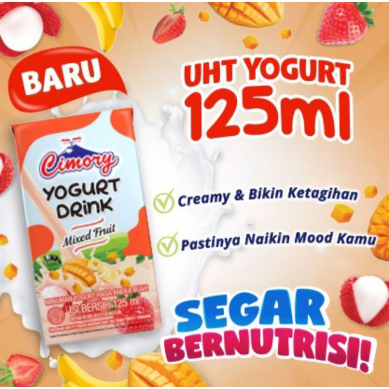 Cimory yogurt drink mix fruit 125ml