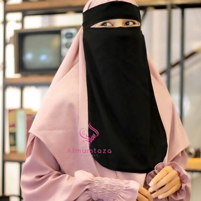 niqab bandana sifon silky - Almumtaza Muslimah