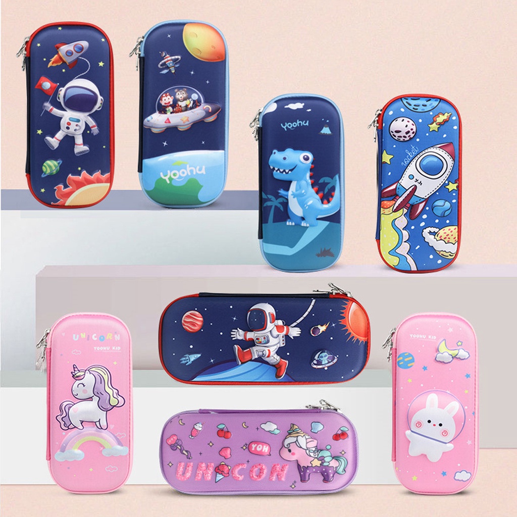 

Sao - S5626 Kotak Alat Tulis / Kotak Pensil / Tempat Pensil Anak Sekolah 3D Bahan Eva Anti Air /