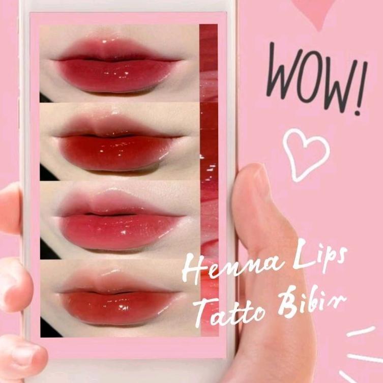[CODEJO22] HENNA LIP TATTO - TATO SULAM BIBIR - HENNA LIPS HALAL Keluaran Terbaru