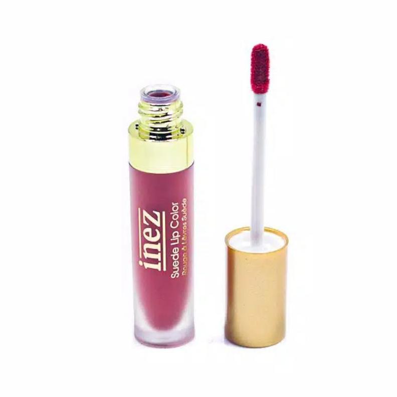 HOT PRODUK BELI 2 GRATIS MINI GOLD INEZ Lip Suede original 100% / Lip Cream inez original 100% / lip
