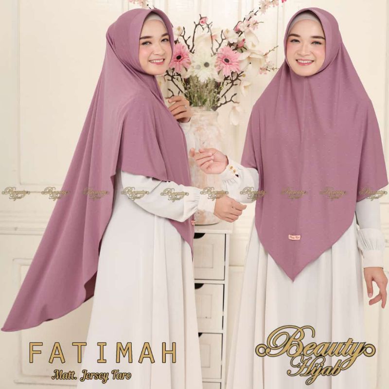 [Ori Beauty Hijab] FATIMAH TARO XXL GOLD••hijab instan jersey••jilbab bergo pet jumbo