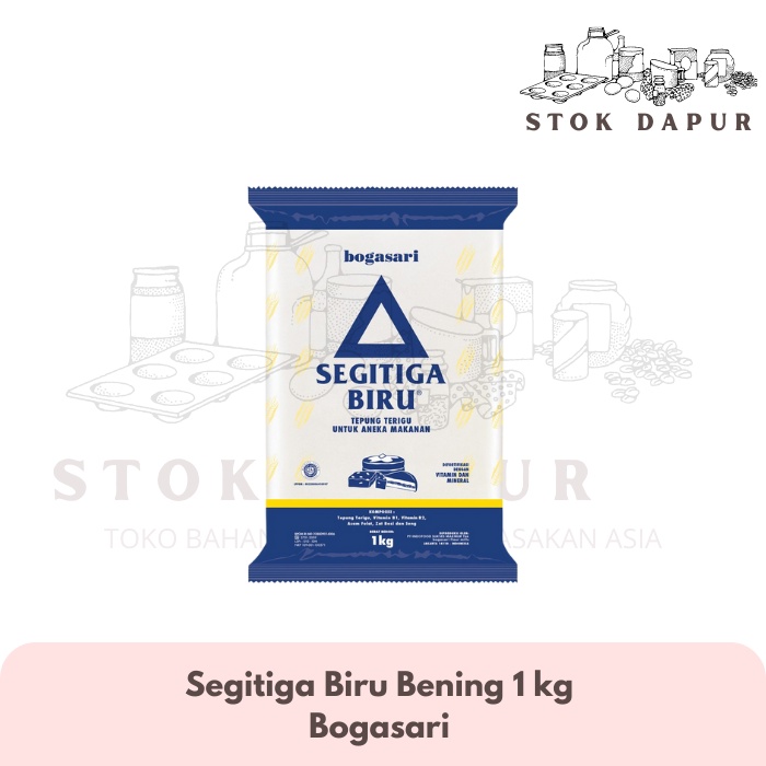 

Bogasari Segitiga Biru Bening 1 kg