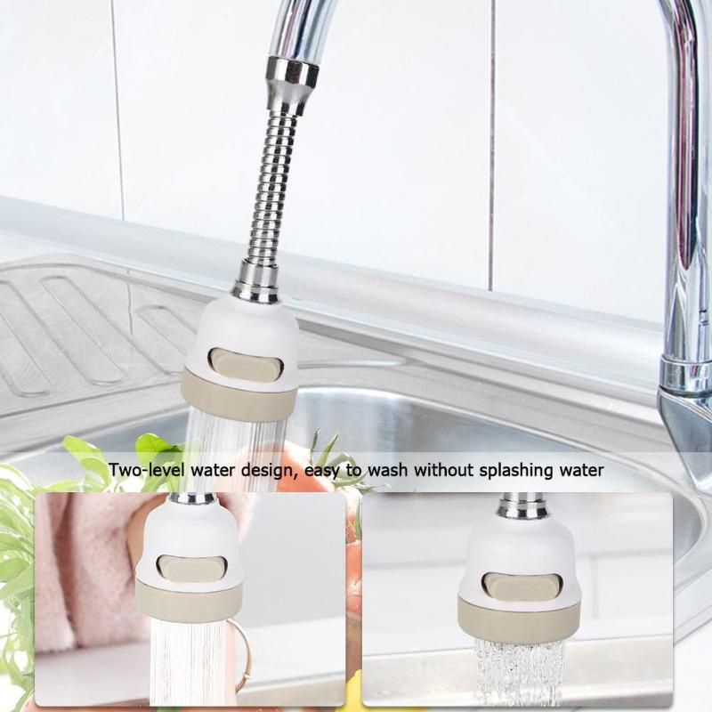 TURBO FAUCET SPRAYER 360 ROTASI SAMBUNGAN KRAN HEMAT AIR PANJANG/SAMBUNGAN KRAN AIR WASTAFEL/WASTAFEL SINK TAP FLEXIBEL/SAMBUNGAN KEPALA KRAN