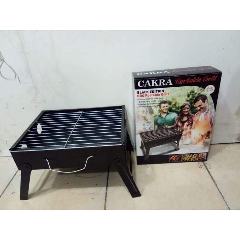 Pemanggang Portable Segi Cakra Square Grill