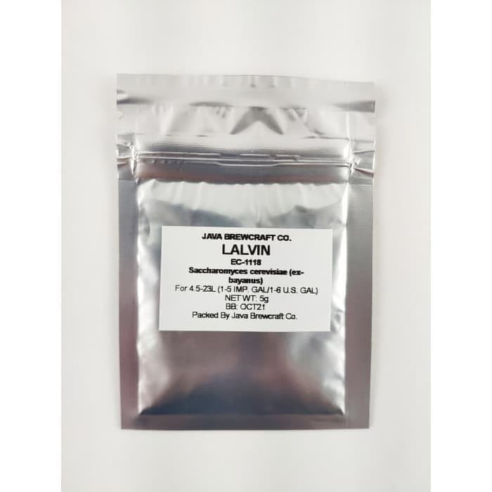 

Ragg Lalvin Ec 1118 Wine Yeast 5 Gram Asal Canada