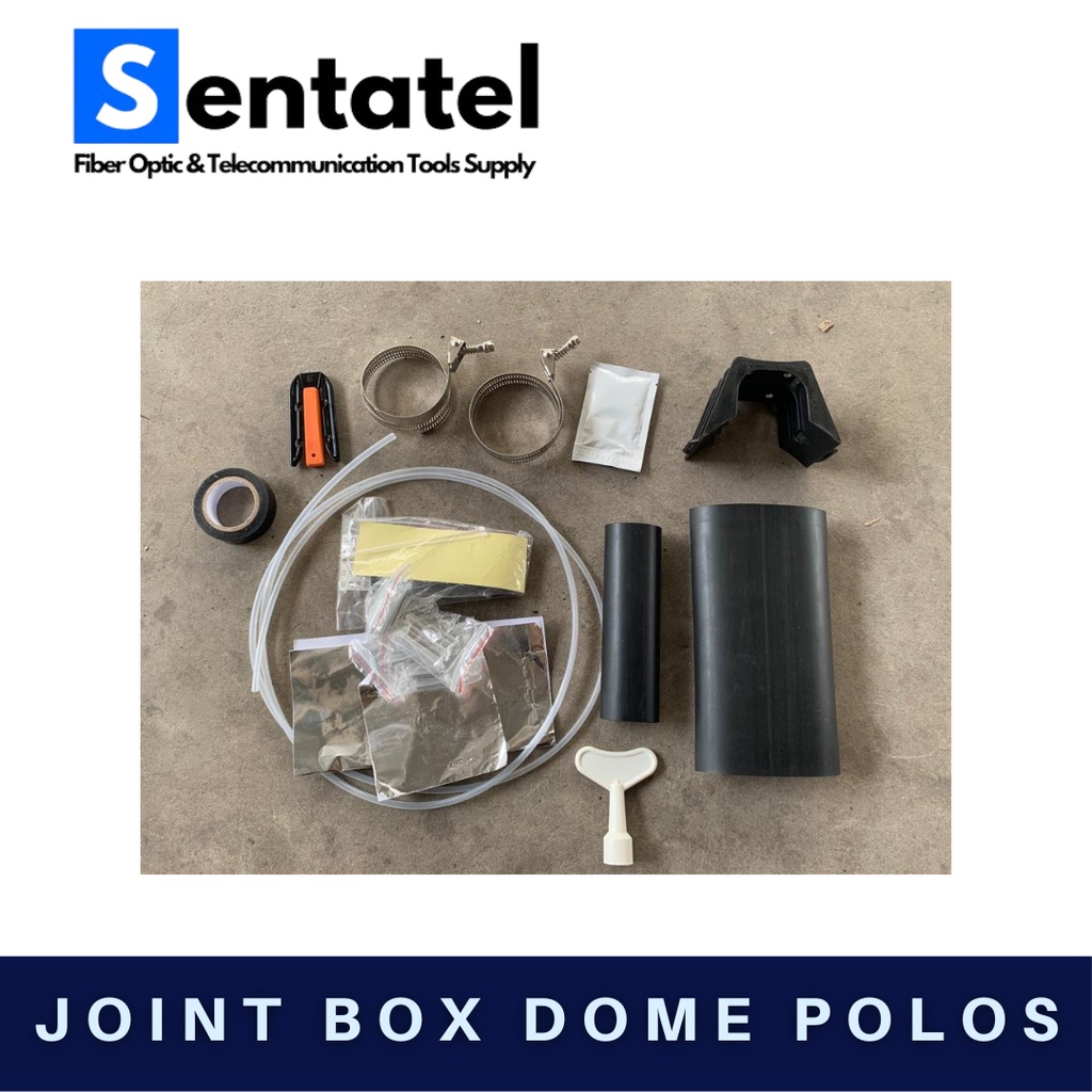 Joint Closure Dome Joint Box Polos FO 48 Core Up To 96 Core with Heat Shrink