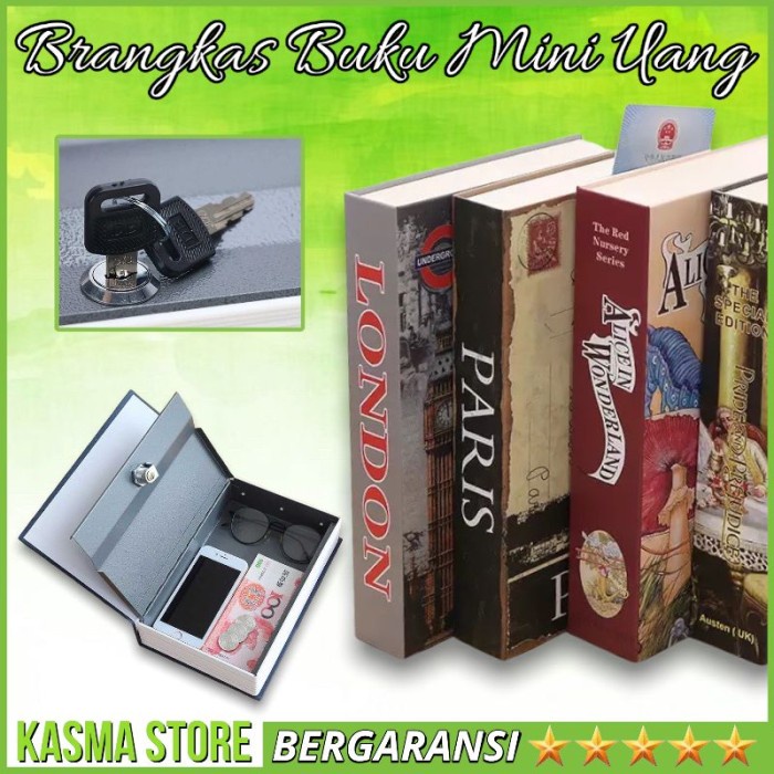 Bgn Brankas Mini Safety Box Brangkas Buku Tempat Penyimpanan Uang Emas