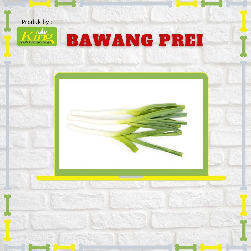 

Daun bawang prei 250gr, daun bawang prei/besar segar