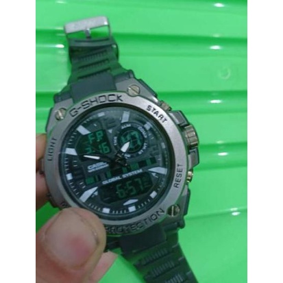 ¤¤» COD ( Bayar Tujuan ) Jam Tangan Pria Sporty Casio G-Shock GST-8600 Kepala Metal Besi Black Serie