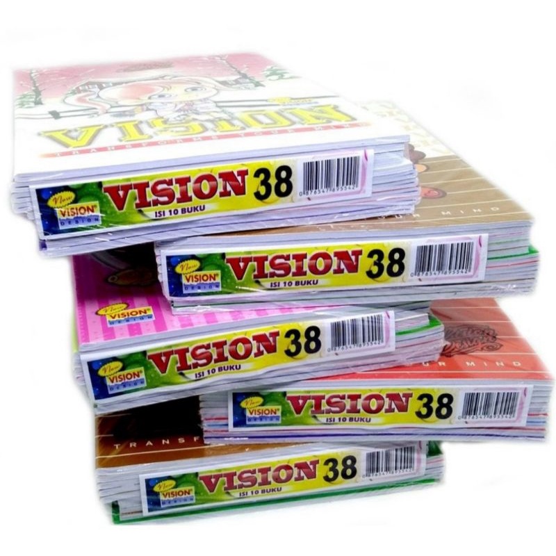 

[1pak] BUKU TULIS VISION ISI 32 & 38 LEMBAR