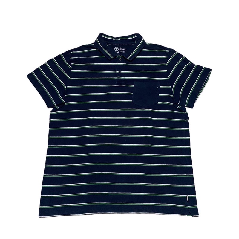 Timberland pocket stripe polo shirt