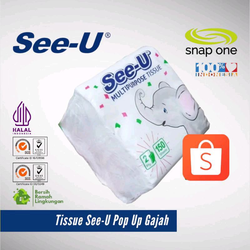 Jual Tissue See U Gajah Tisu Pop Up Sheets Shopee Indonesia