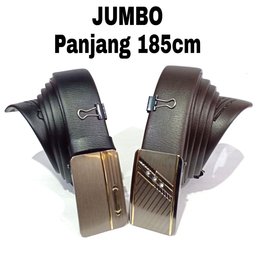 [BISA BAYAR DITEMPAT] JUMBO 185cm ikat pinggang pria jumbo panjang gesper sabuk cowok TERLARIS TERPE