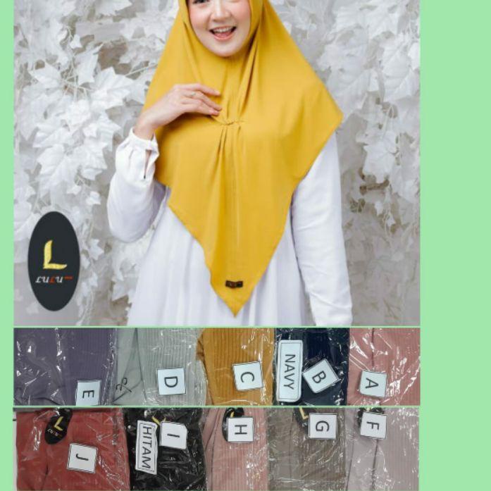 New Lulu Hijab Kanaya / Hijab Bahan Stella