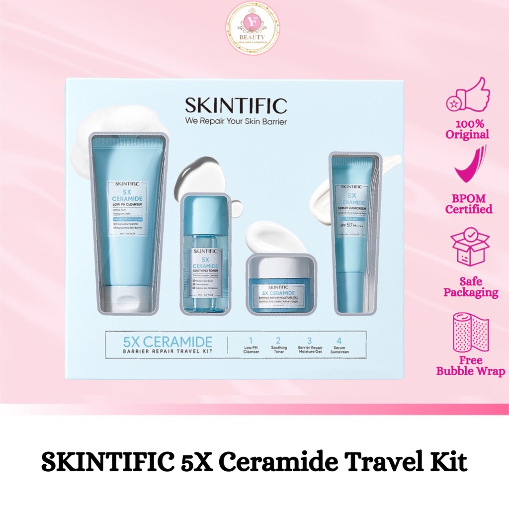 ✨YF BEAUTY ✨ SKINTIFIC 5X Ceramide Travel Kit Skincare Paket