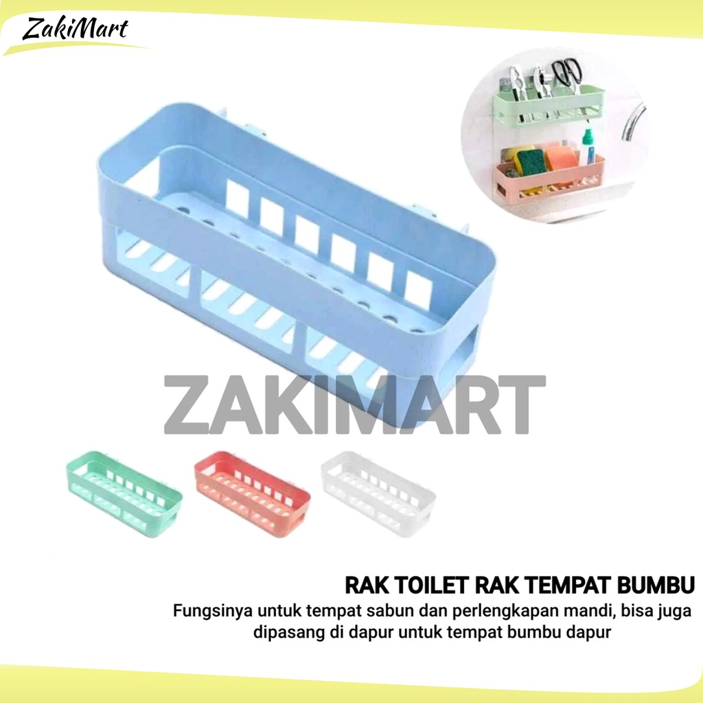 RAK DINDING MINIMALIS KOTAK SERBAGUNA RAK TOILET RAK TEMPAT BUMBU