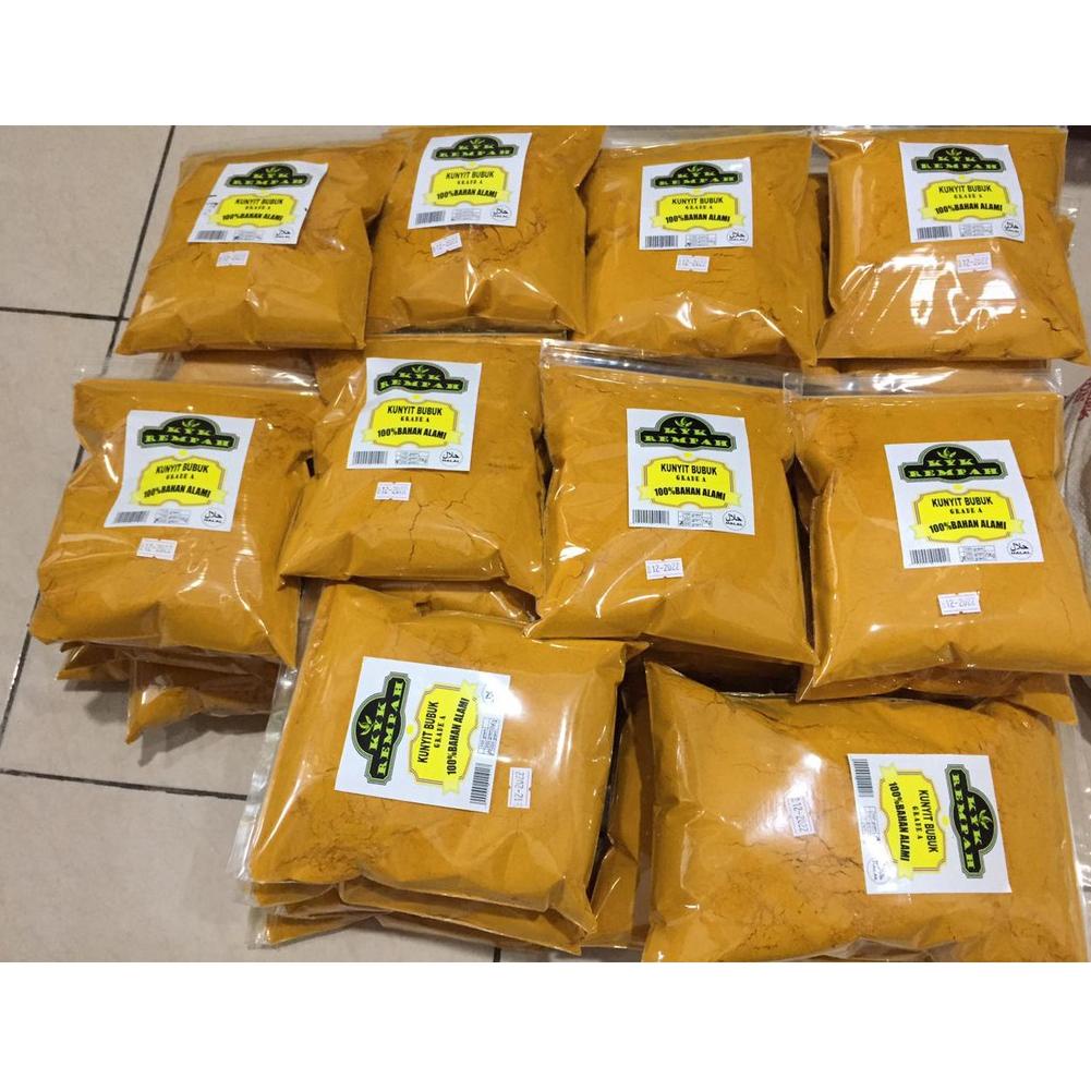 

[PRODUK GV8JP] TEMULAWAK BUBUK [500 GRAM] GRADE A VD8