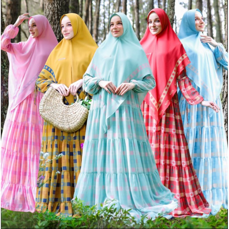 Emmera - Belamour, IMFW series || Set Gamis Syari by Masya, Madenia Syari