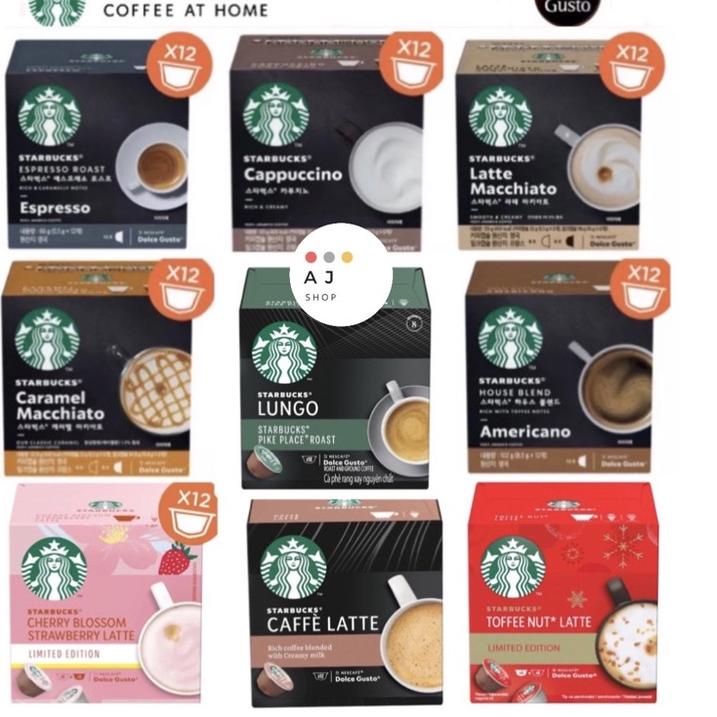 

[KODE PRODUK TC7AB6189] Nescafe Dolce Gusto NDG Starbucks Coffee Capsule IMPORT